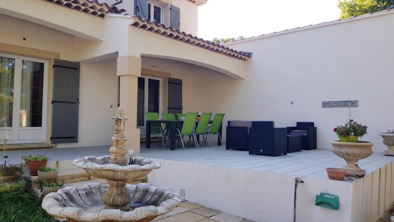 Charmante Maison Climatisee Vedene - Avignon Avec Piscine エクステリア 写真